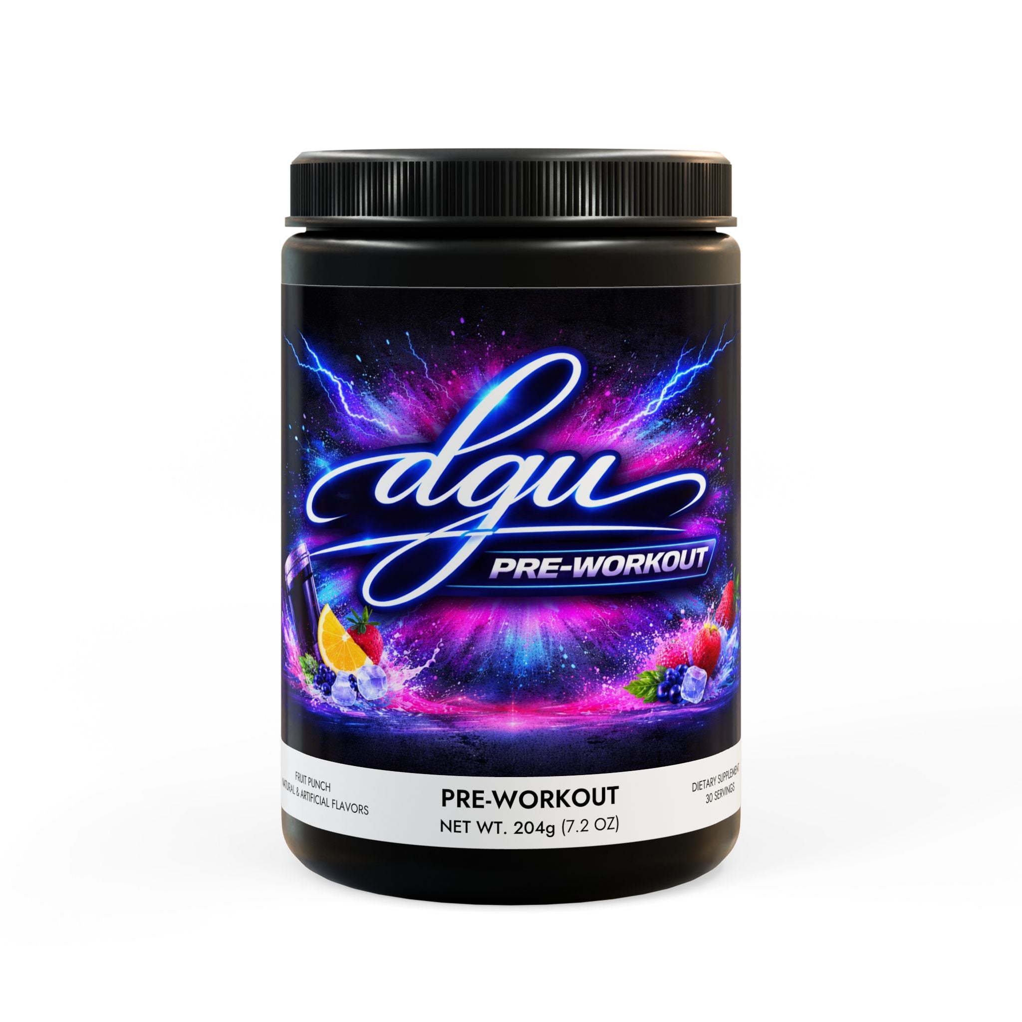 Pre-Workout Supplement, Fruit Punch (204g, 7.1oz)