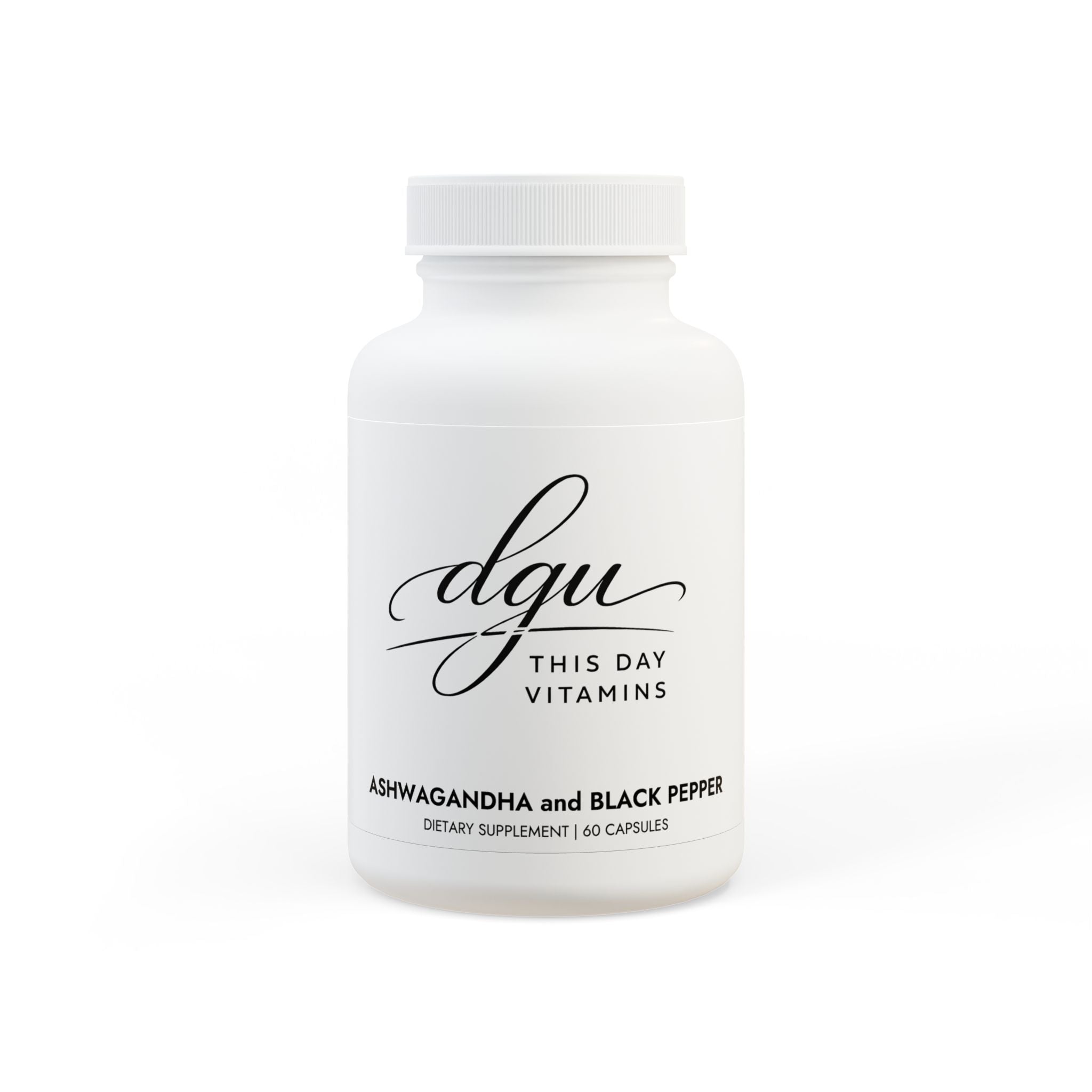 Ashwagandha and Black Pepper Supplement (60 capsules)