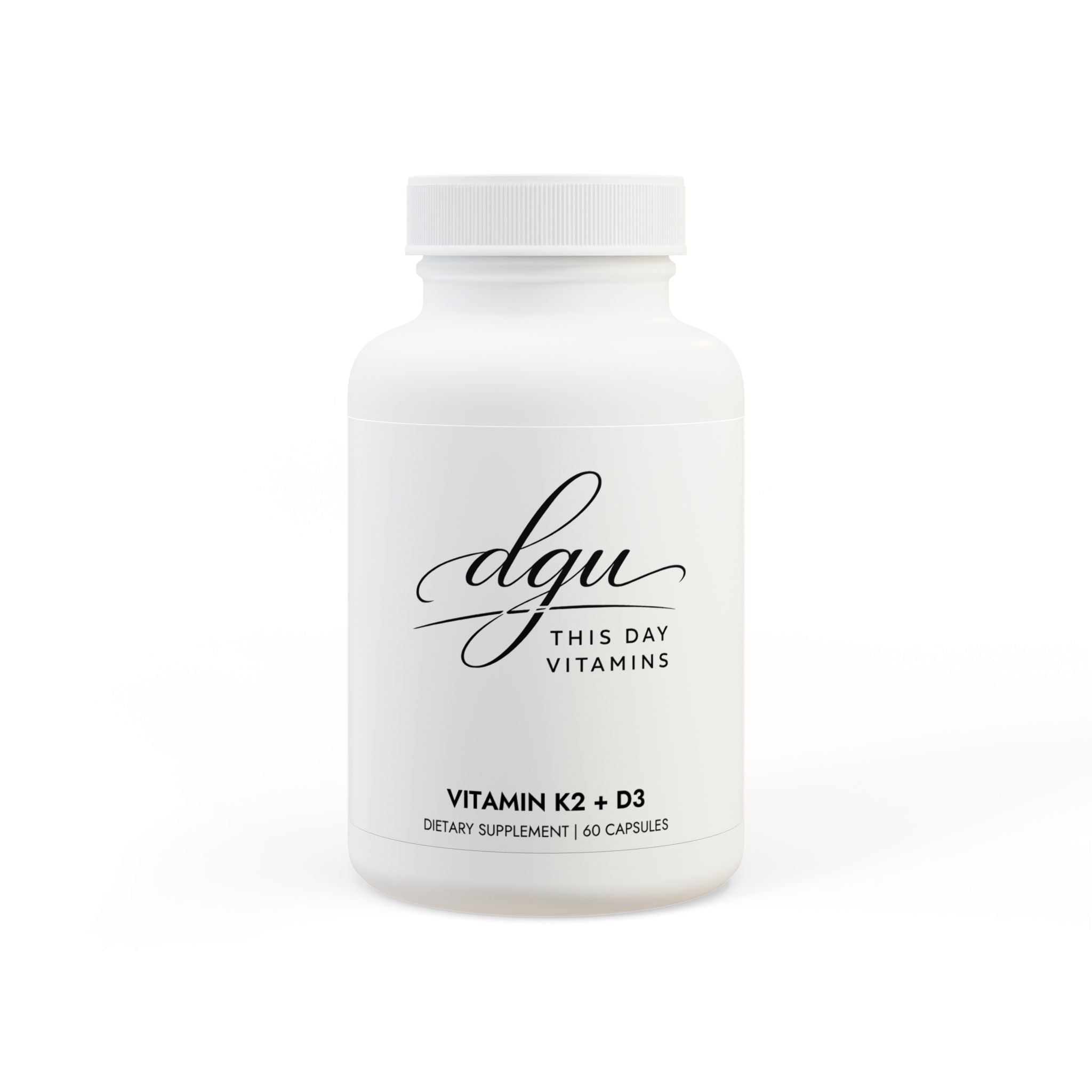 Vitamin K2 + D3 Supplement (60 Capsules)