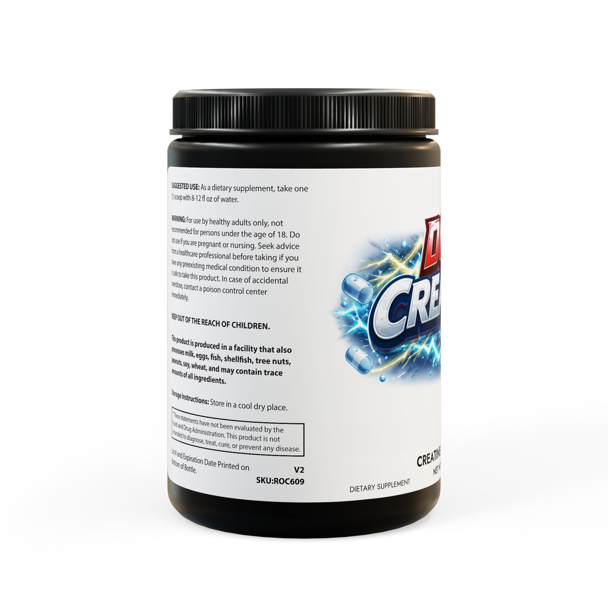 Creatine Monohydrate Supplement (300g, 10.58oz)
