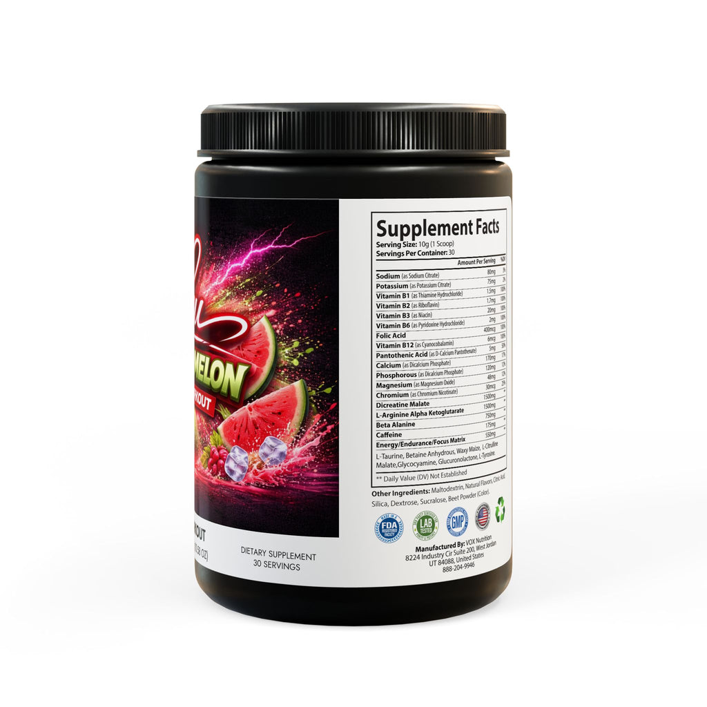 Pre-Workout Supplement, Watermelon (300g, 10.58oz)