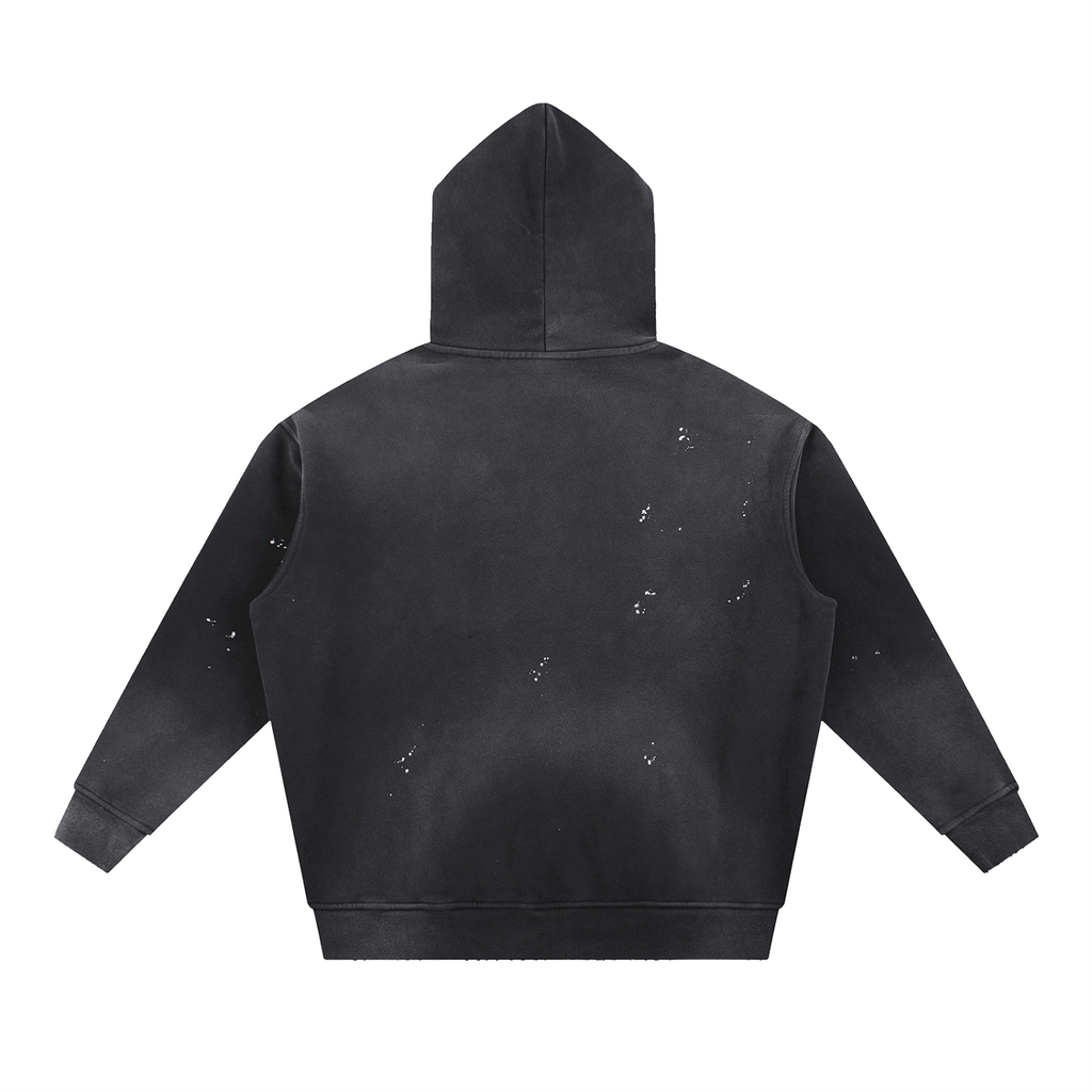 Frayed Fleece Hoodie