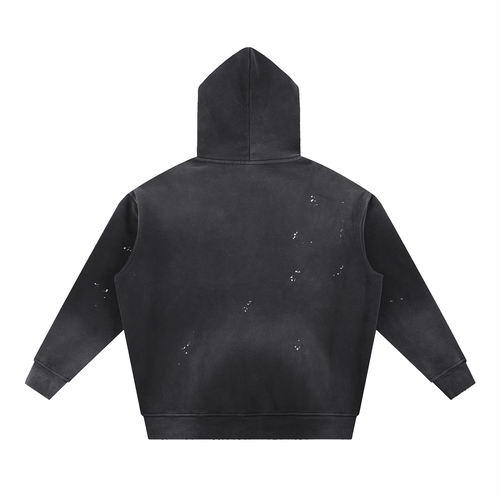 Frayed Fleece Hoodie
