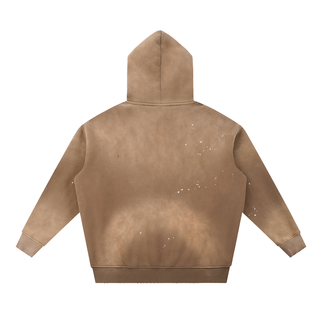 Frayed Fleece Hoodie