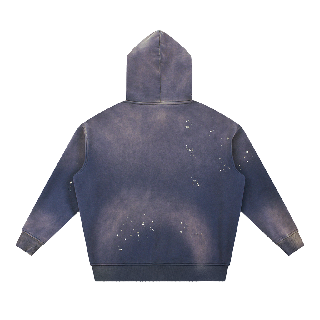 Frayed Fleece Hoodie