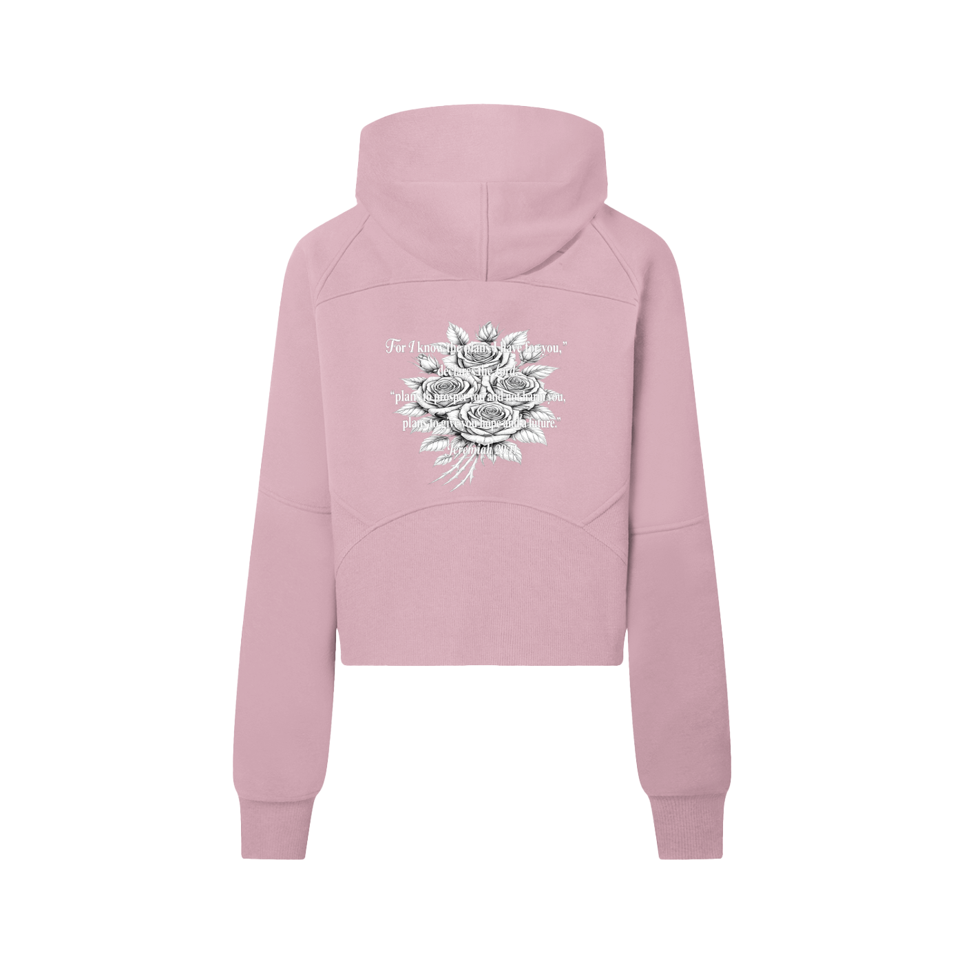 Cropped Half-Zip Hoodie